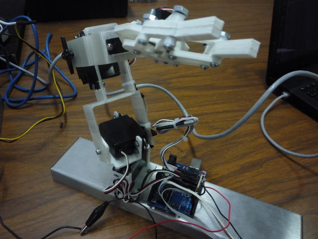 Bracket Servo-Motores Brazo Robotico