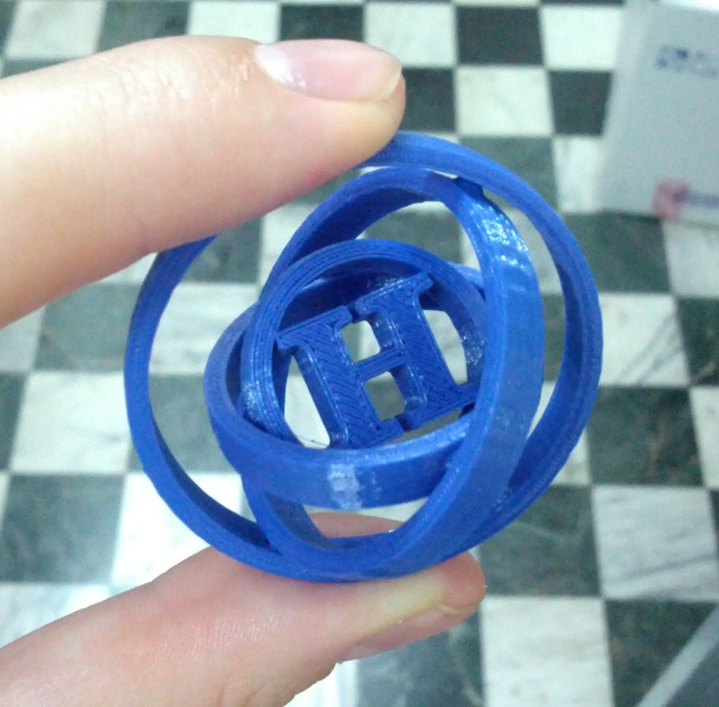Gimbals with letter