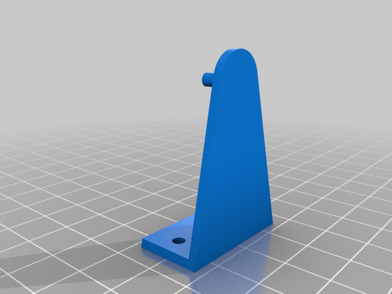 Door blind hold down bracket