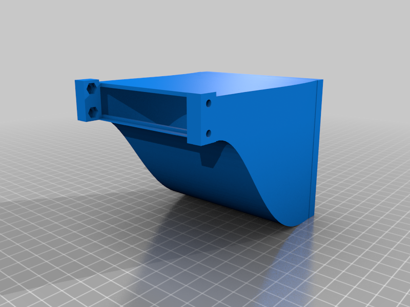 Xeon Phi 80mm fan duct, first production 001