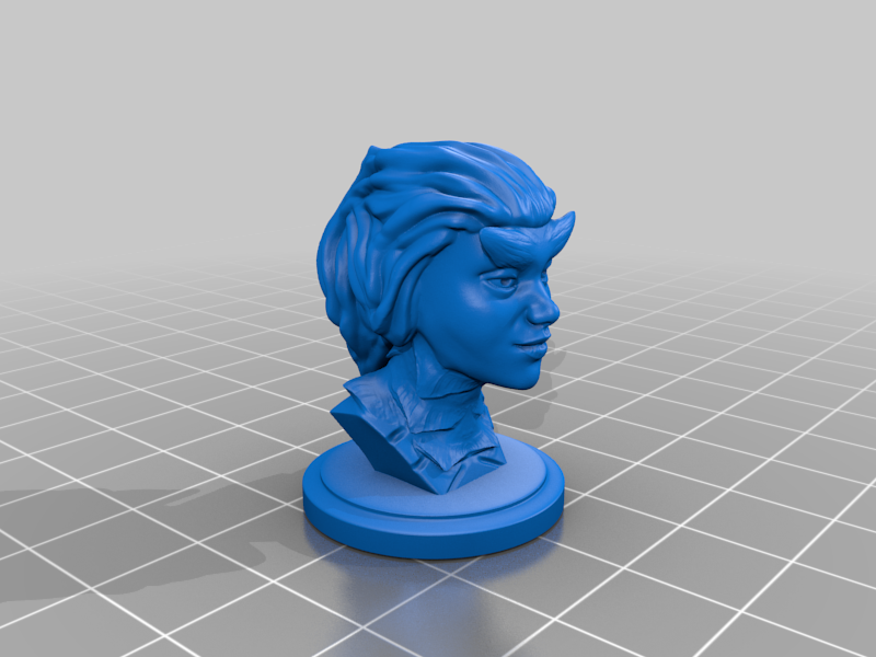 Female demon head