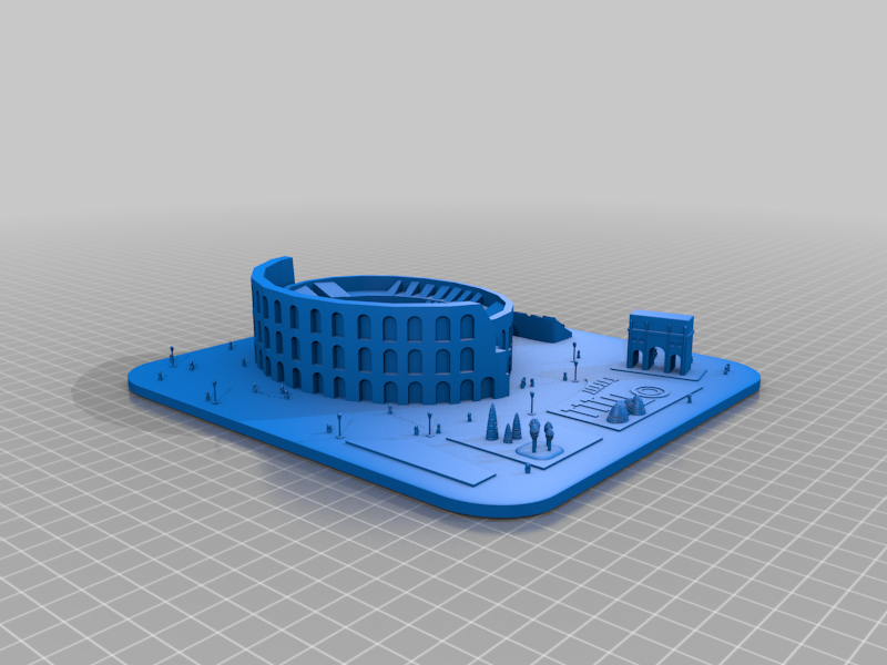 Rome & Colosseum Scene