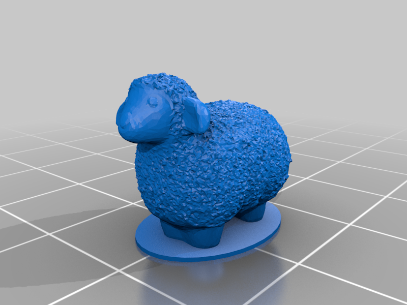 Small Sheep with Base (For MO)