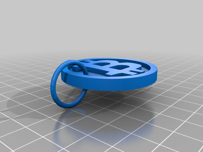 bitcoin keyring/ key chain