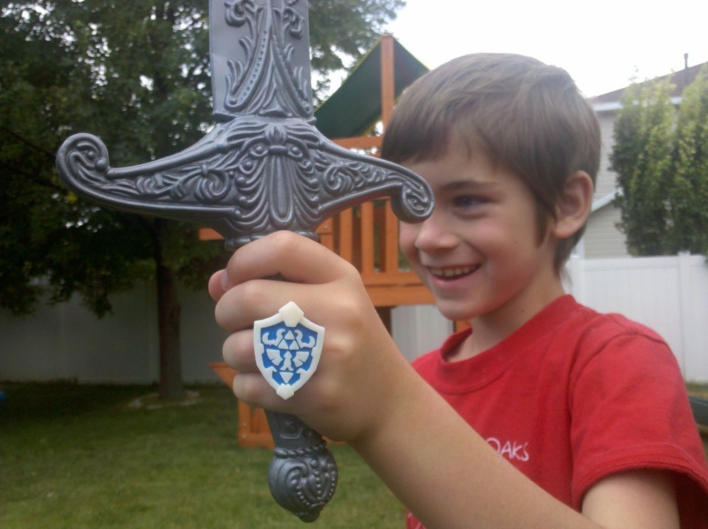 Hylian Shield for Stubby Ring-a-thing
