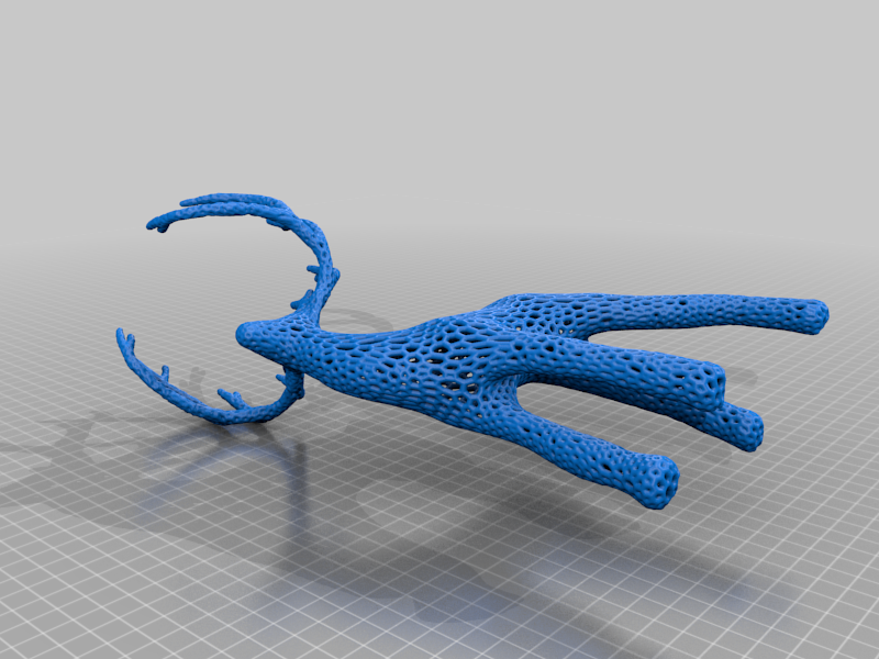 Voronoi Holiday Deer Remix