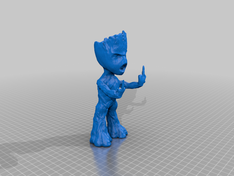 Angry Groot-repaired neck