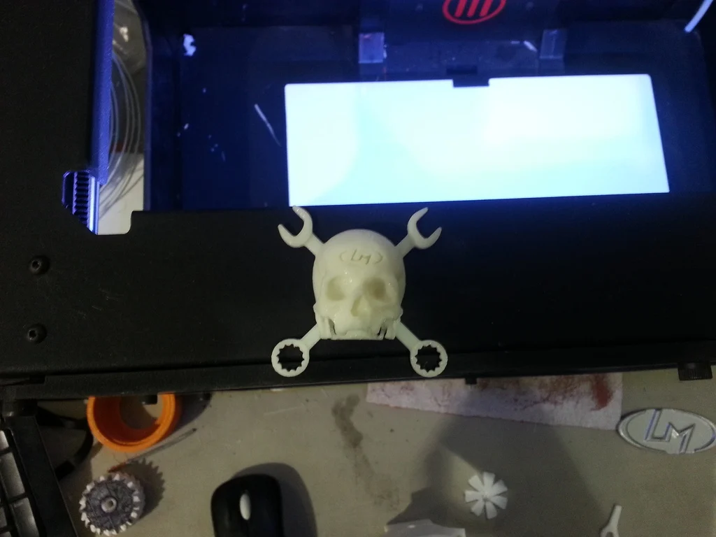 Local Motors Labs Skull Badge