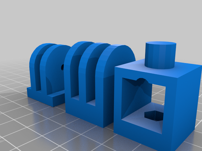 15x15 dummy cam holder for square round tubes aluminium profil