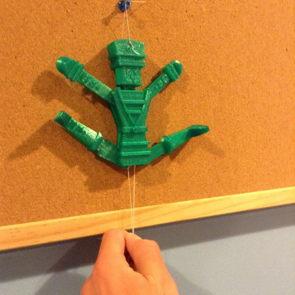 Pull-String Nutcracker Ornament