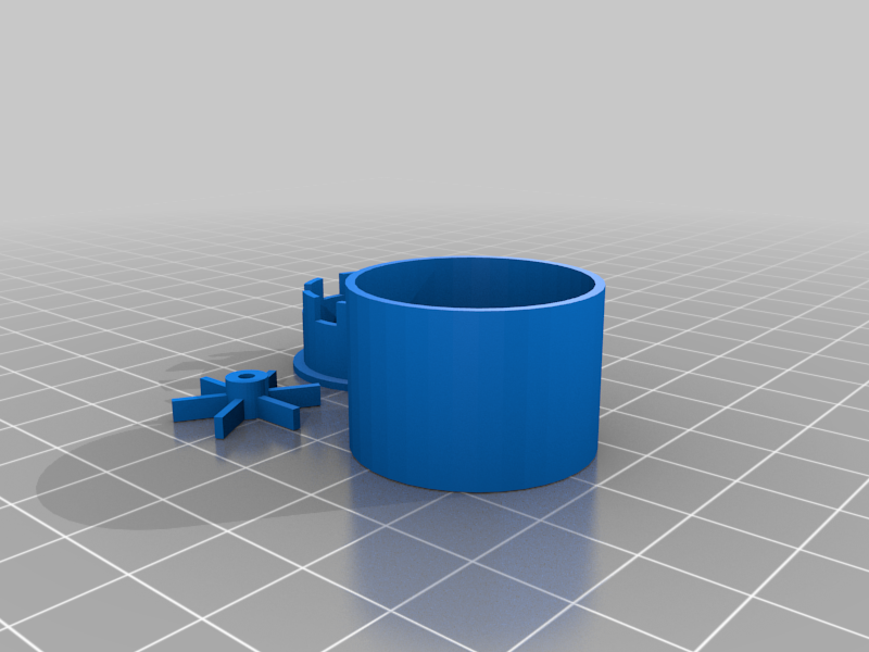 Water pump from CDROM drive motor