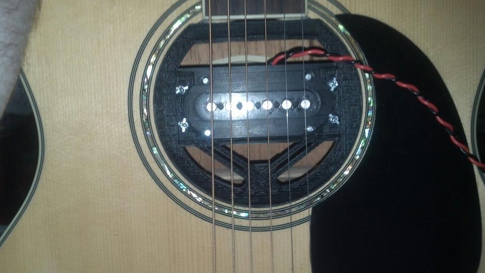 Accustic Guitar Pick Up/Holder, Now on Customizer
