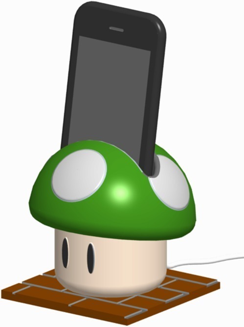 Mushroom iPhone Dock