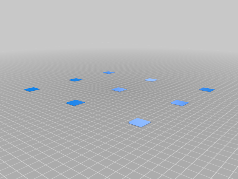 Bed Leveling (Tramming) Squares