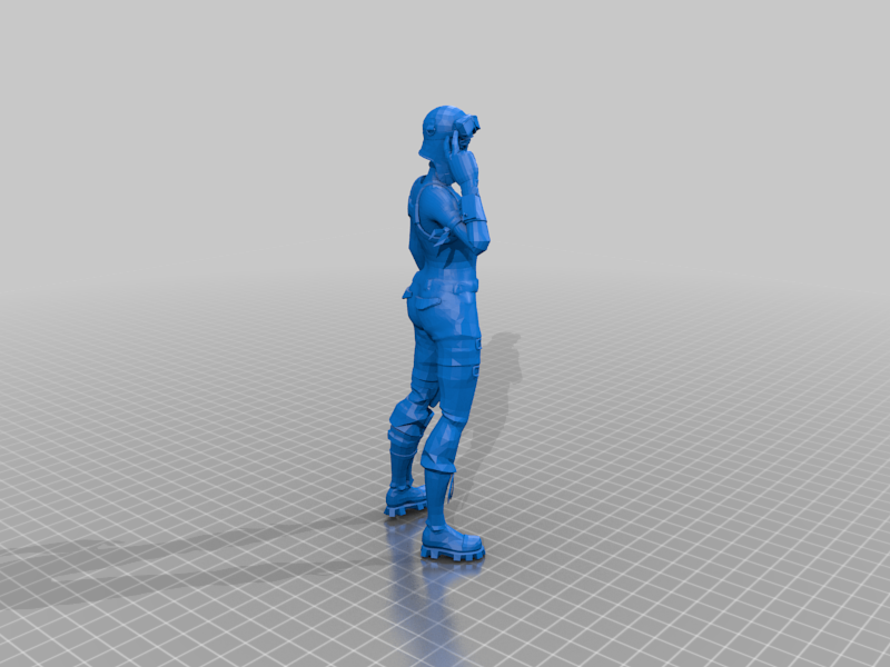 Renegade Raider Skin (Fortnite Model)