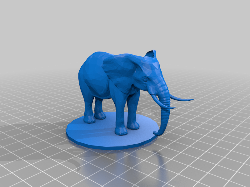 Elephant Wild Gamepiece