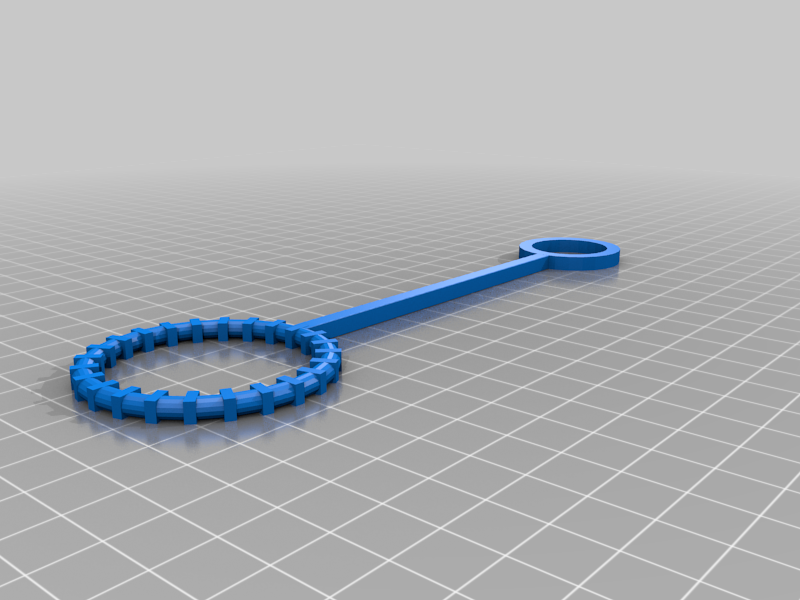 Flat-Print Bubble Wand