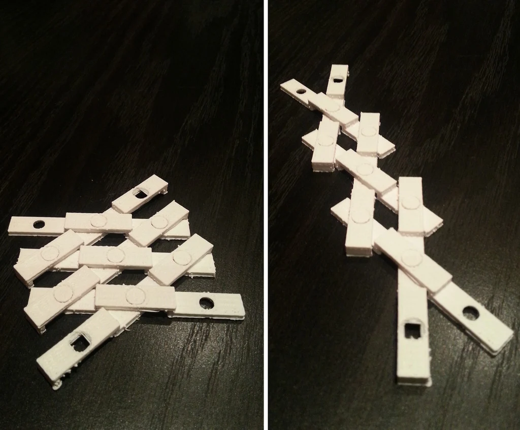 Preassembled scissor arm