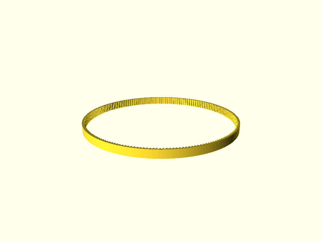 GT2 Parametric Drive Belt Loop