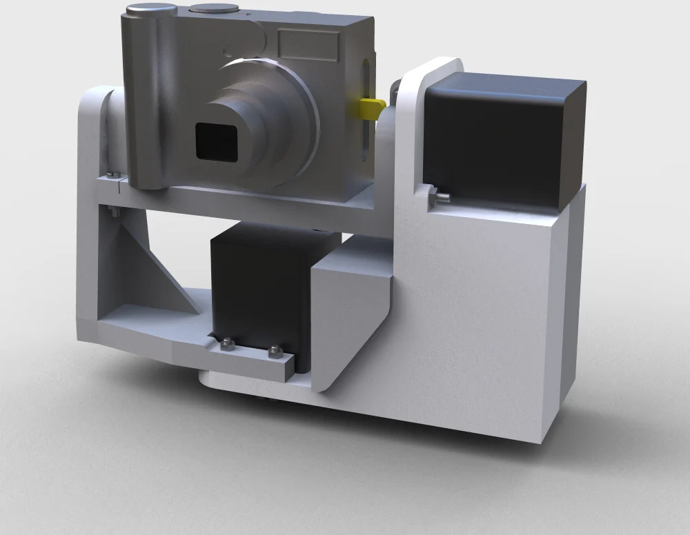 Motorized half automatic pano head