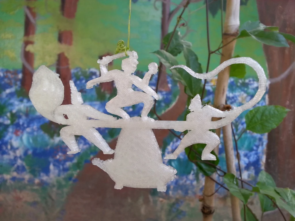 Churning of the Ocean of Milk Ornament #2