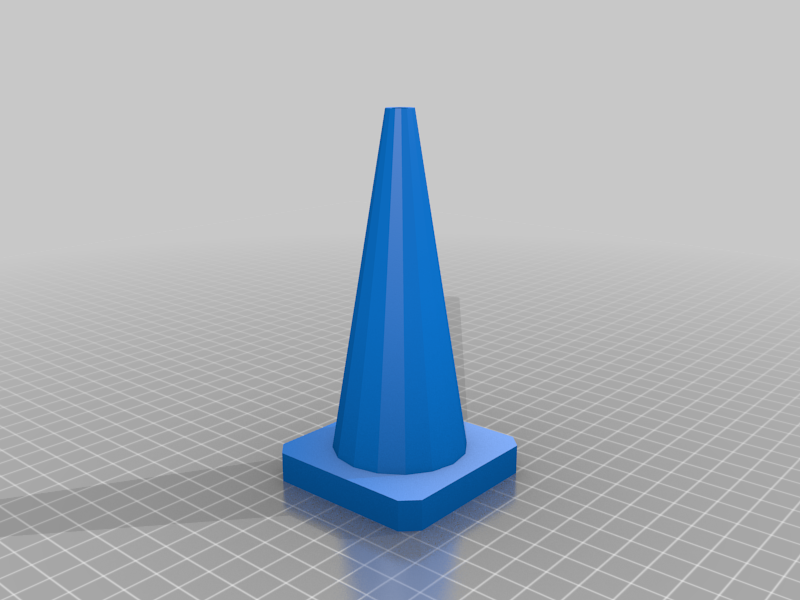 Traffic cone for RC cars