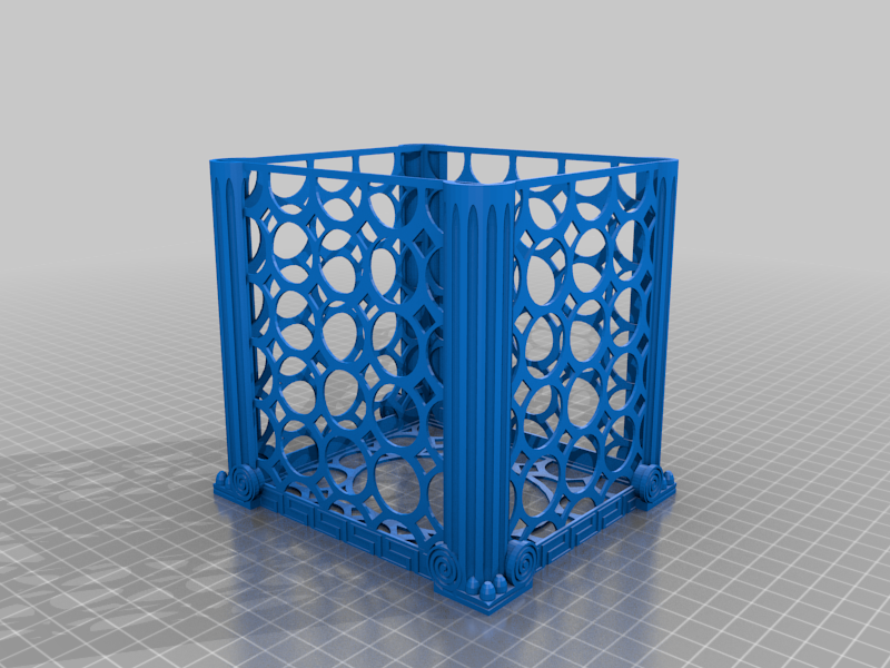 Tissue box cover-Ionic Large Circle