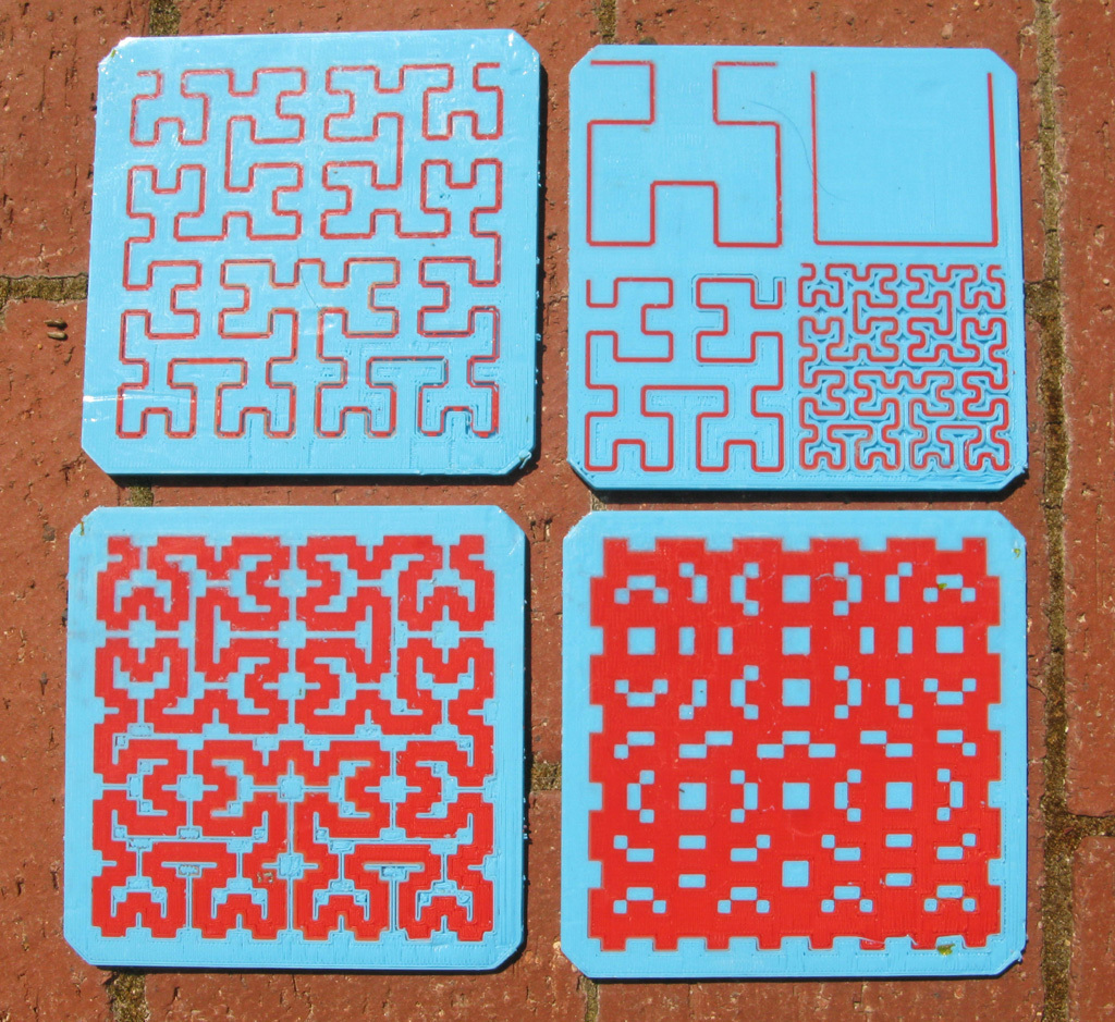 Hilbert Curve Coasters