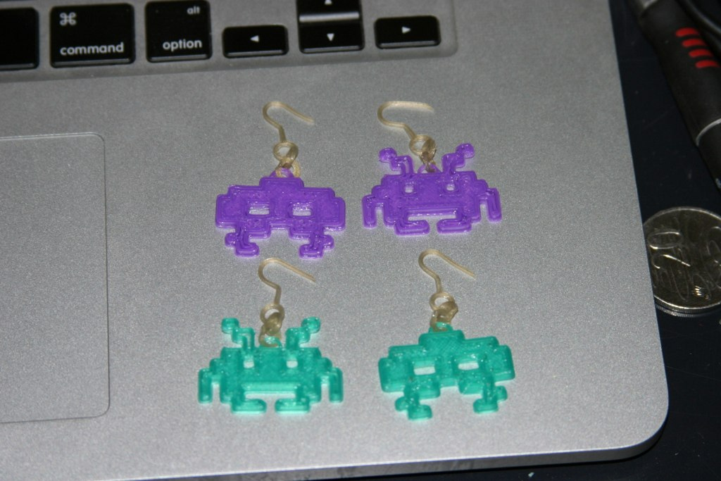 Space Invader Earrings