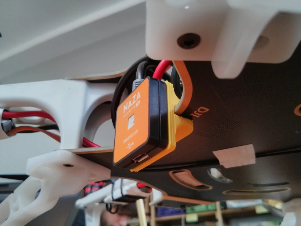 DJI F550 Remote LED clip