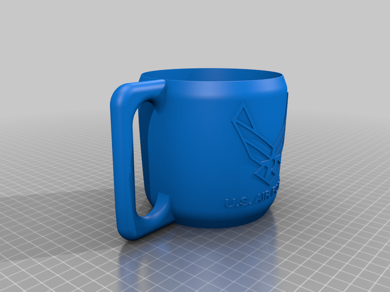 YETI 30oz handle with Airforce logo