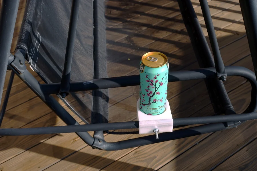 Cup Holder for a Porch Swing