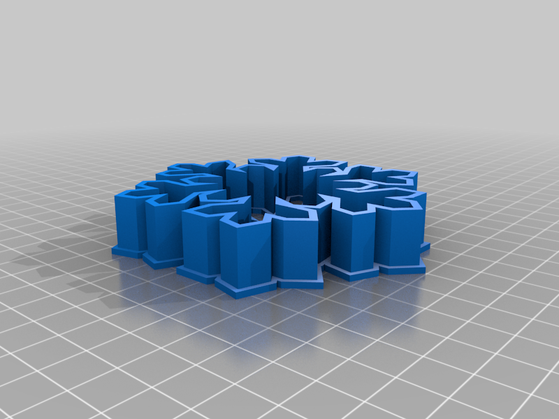 Cookie cutter flocon
