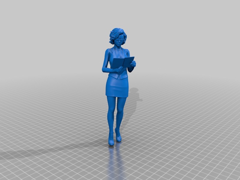Woman with Notepad