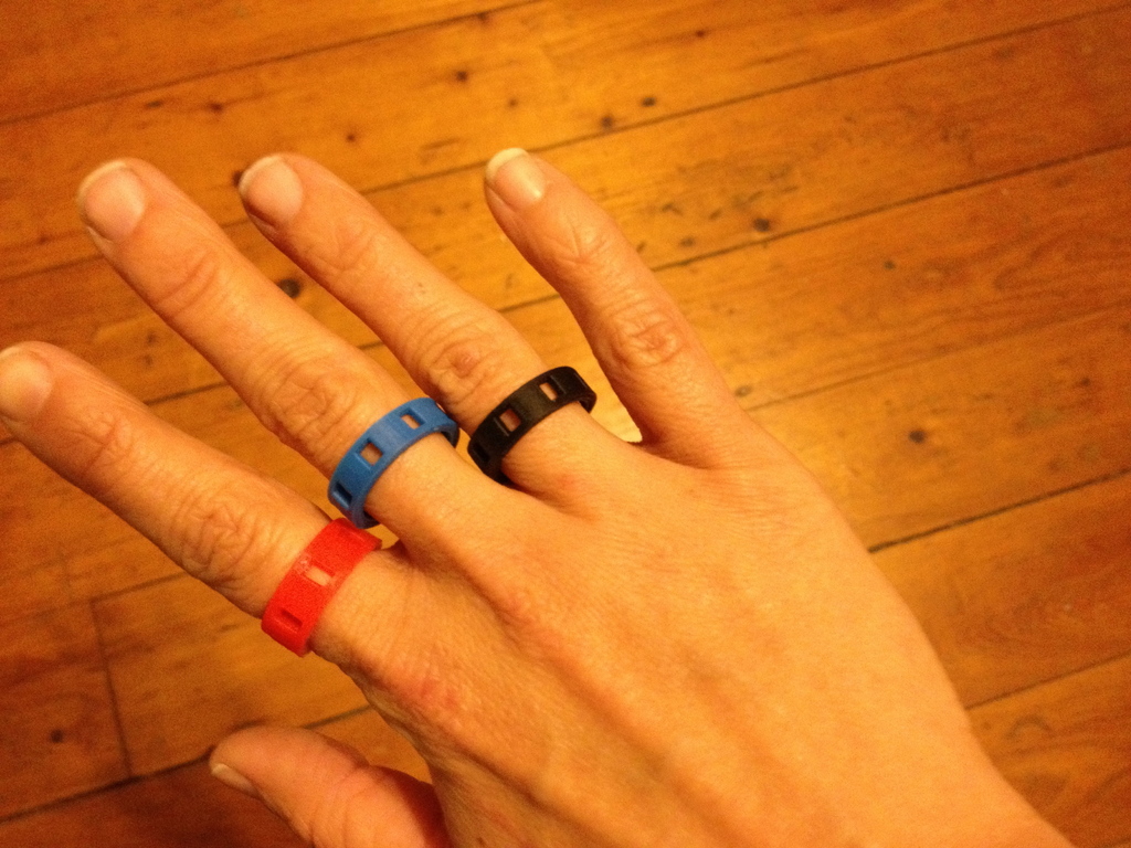 Parametric Ring with Square Cutouts