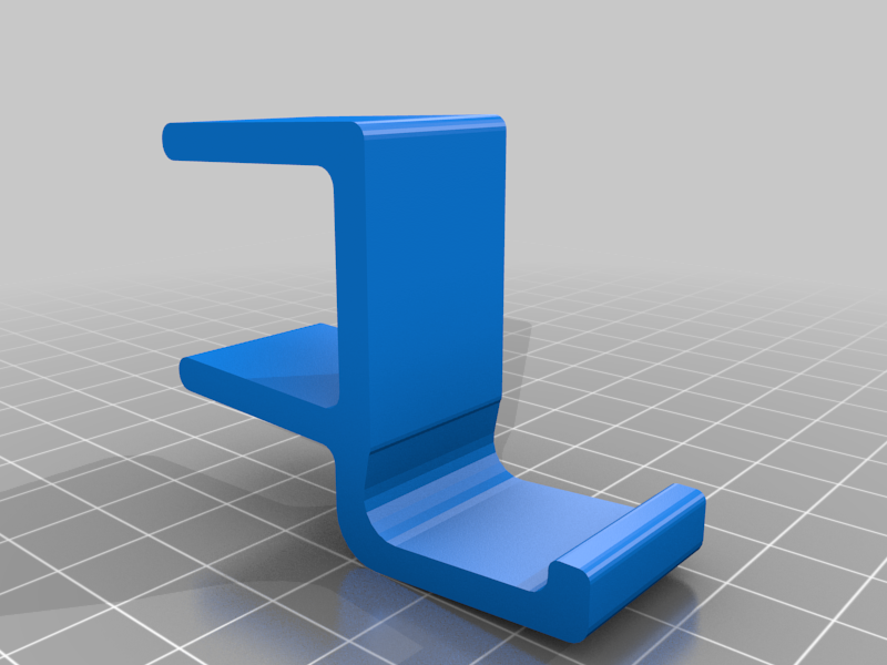 Dorm desk headphone clip
