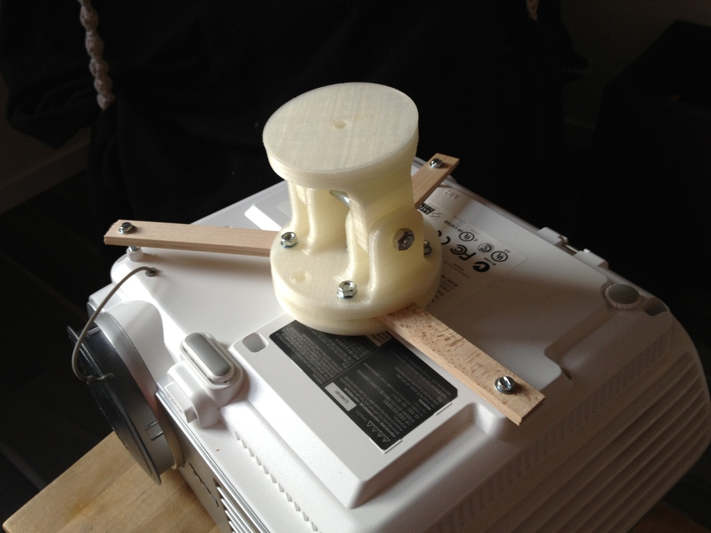 Universal projector ceiling mount