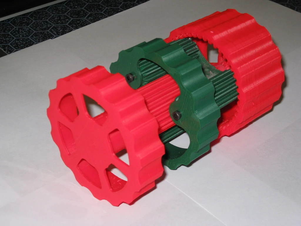 Exploded Planetary Gear Set