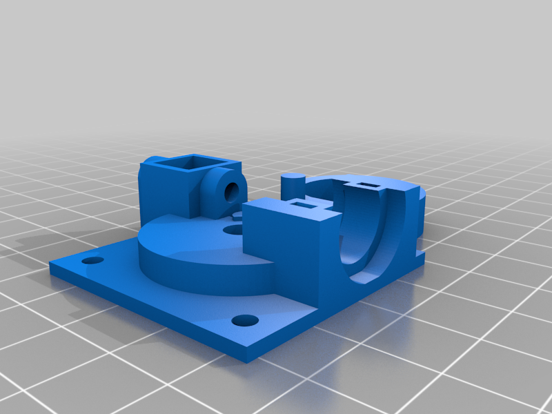 Ultra-minimal plastic-spring extruder