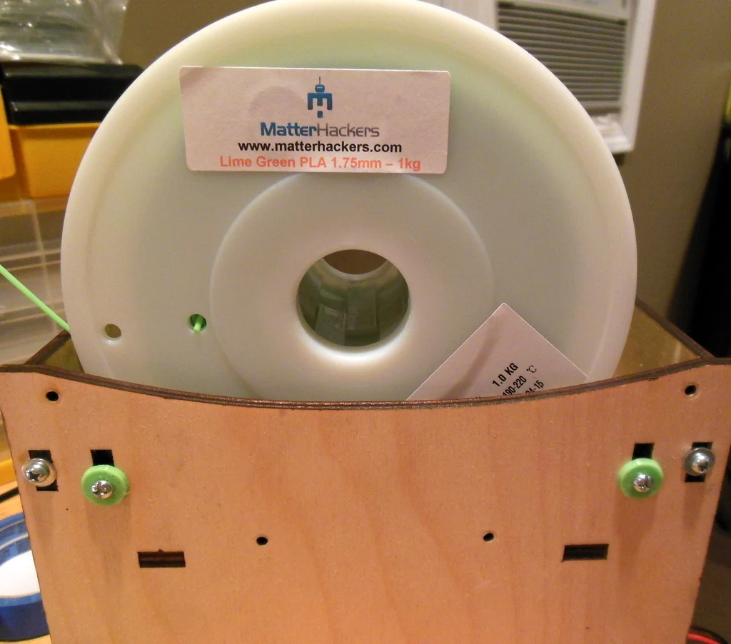 Printrbot Power Tower Modification for MatterHackers Filament Spools