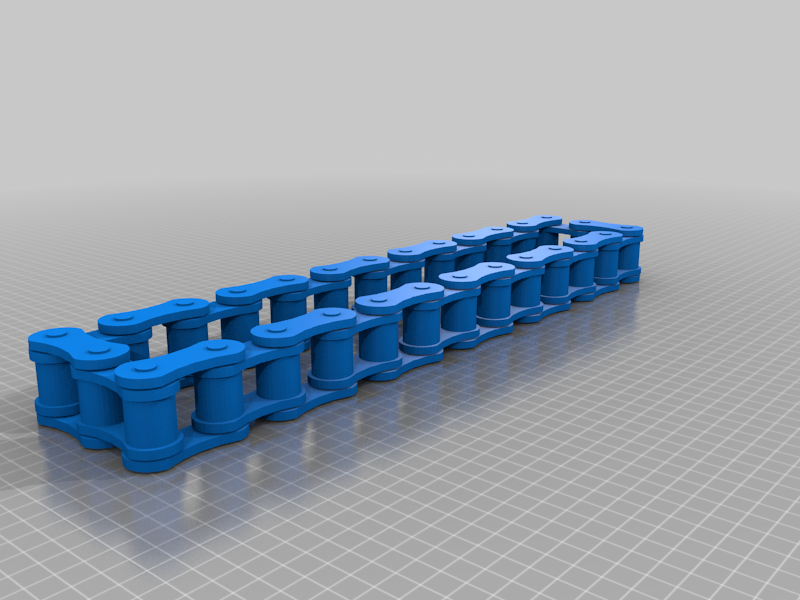 Bike chain for soluble support