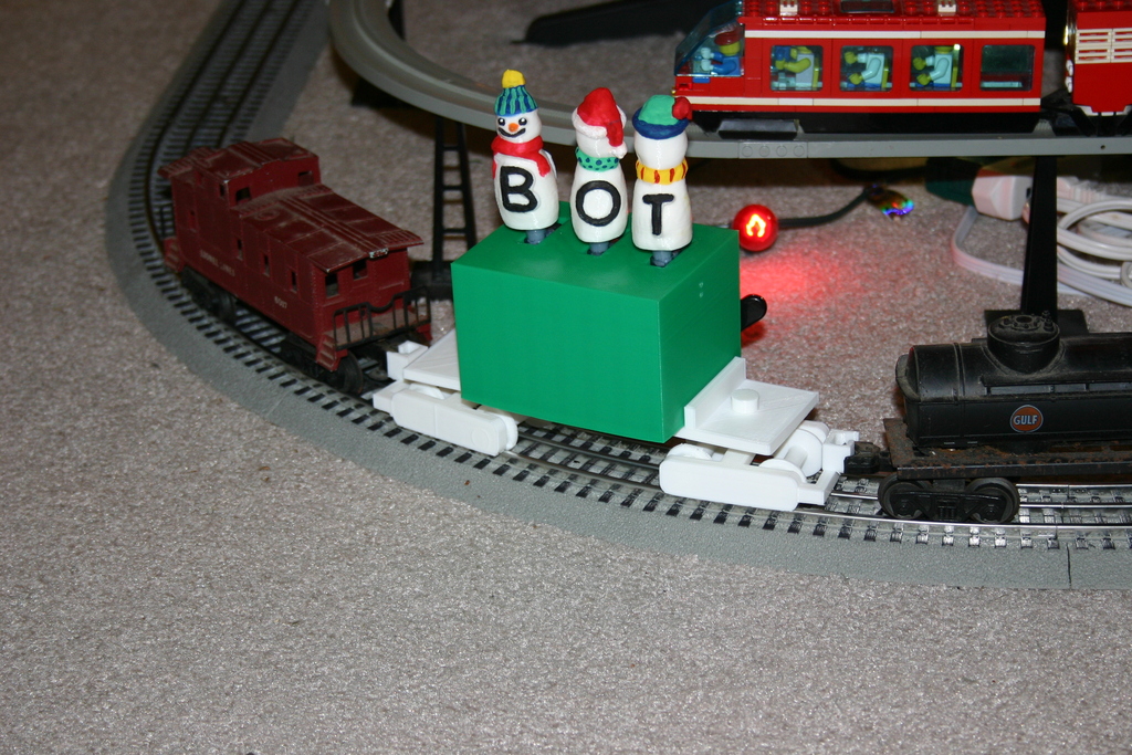 Christmas Rail Car 1