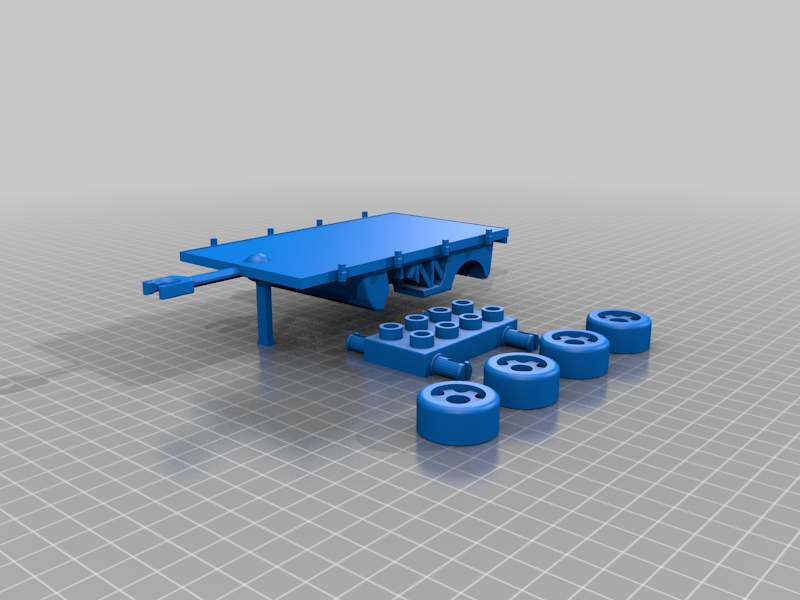Fallout 4 semi trailer flatbed Duplo