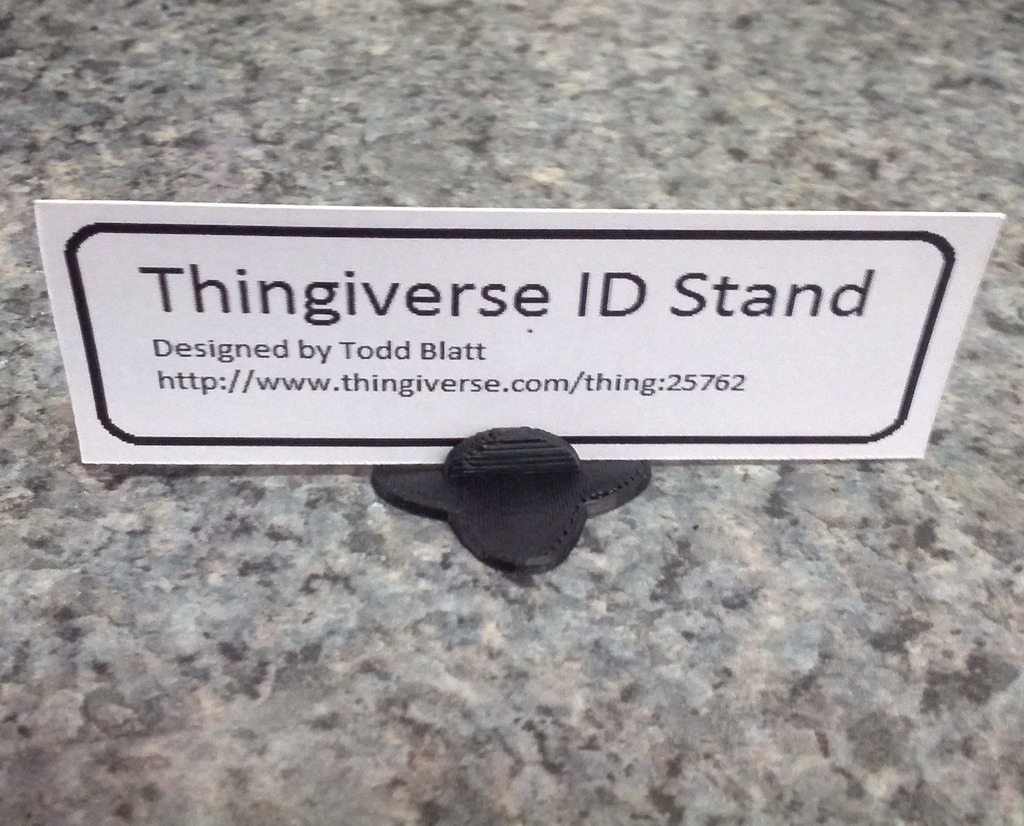 Thingiverse ID Stand