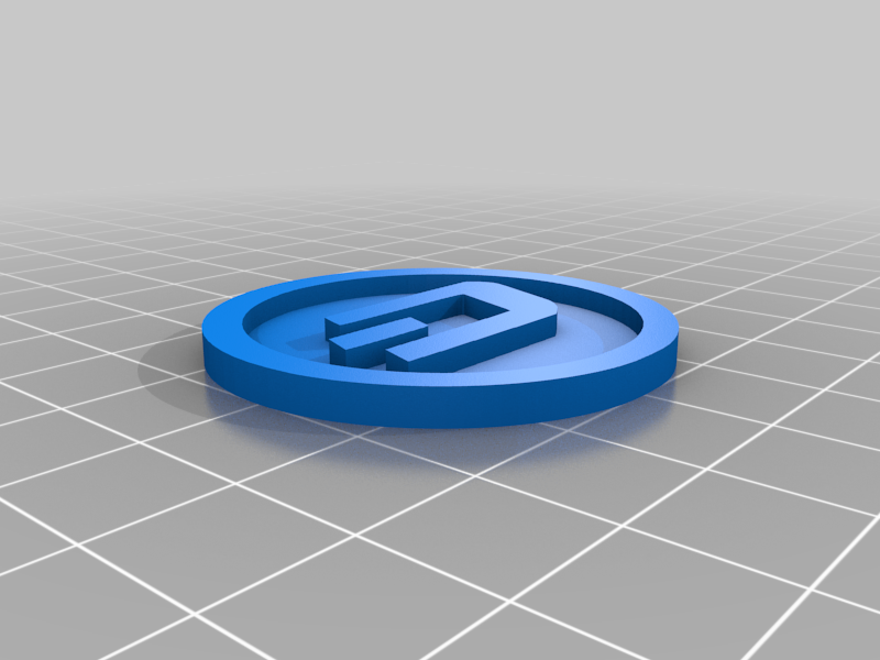 Dash Coin 40x3mm digital crypto currency