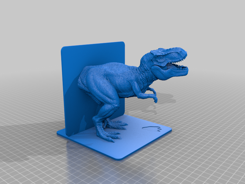 Tyrannosaurus Rex T-Rex Dinosaur Model Bookend