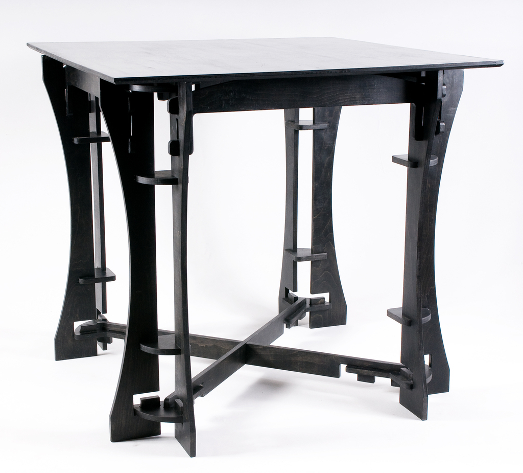 Pub Height Dining Table - 3-axis CNC router