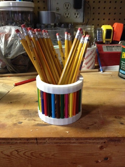 Colored Pencil Cup