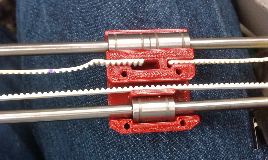 Triple LM6UU bearing extruder mount for Emaker Huxley
