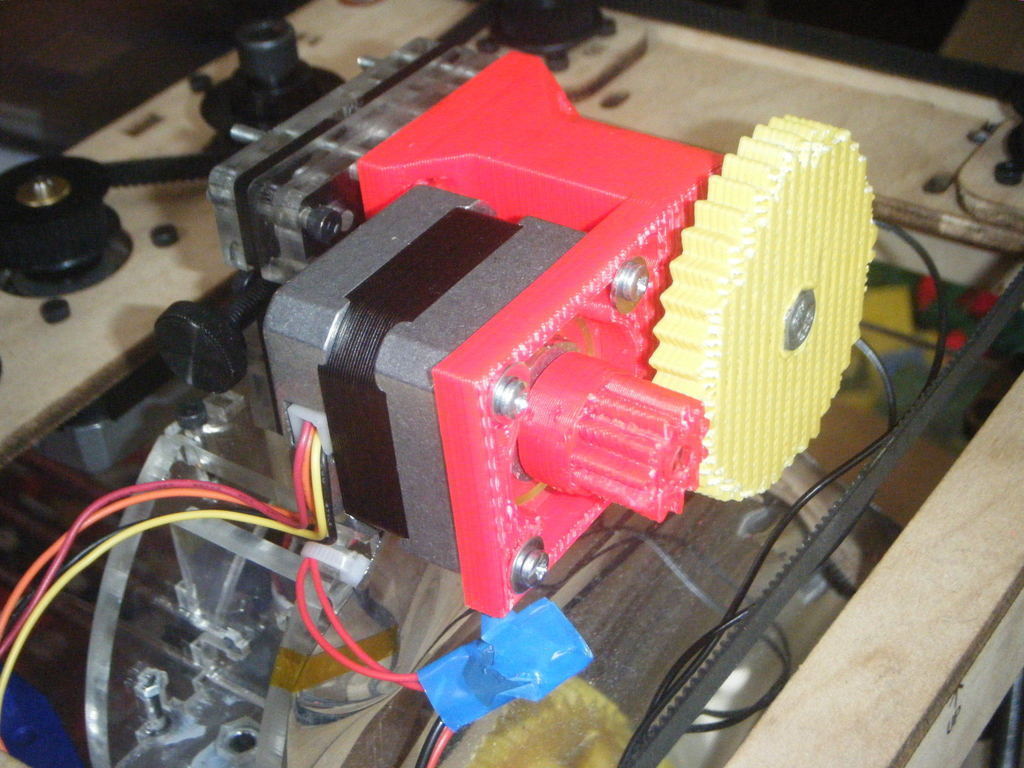 Stepper upgrade for makerbot MK5 extruder